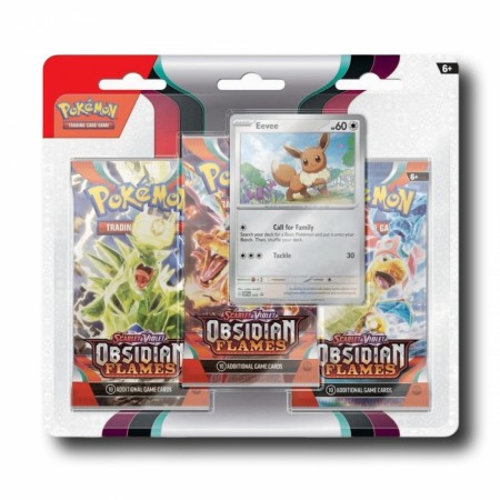 OUTLET | Pokémon Obsidian Flames 3-Pack Blister